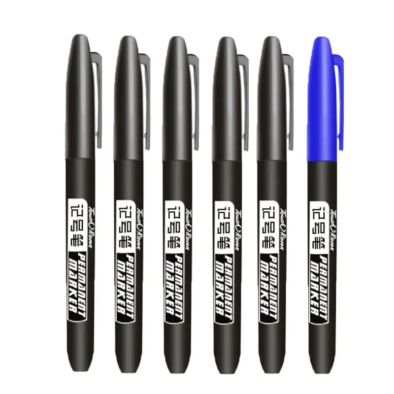 6 Pcs Permanent Marker Pen