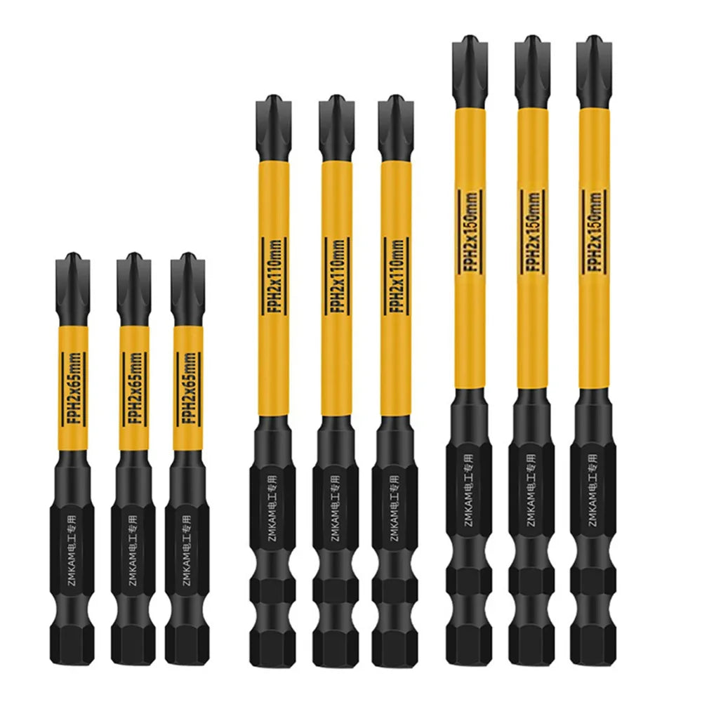 15Pcs Magnetic Electric Screwdriver Bit Set