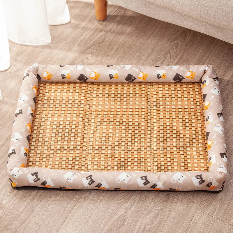 Cooling Rattan Pet Mat