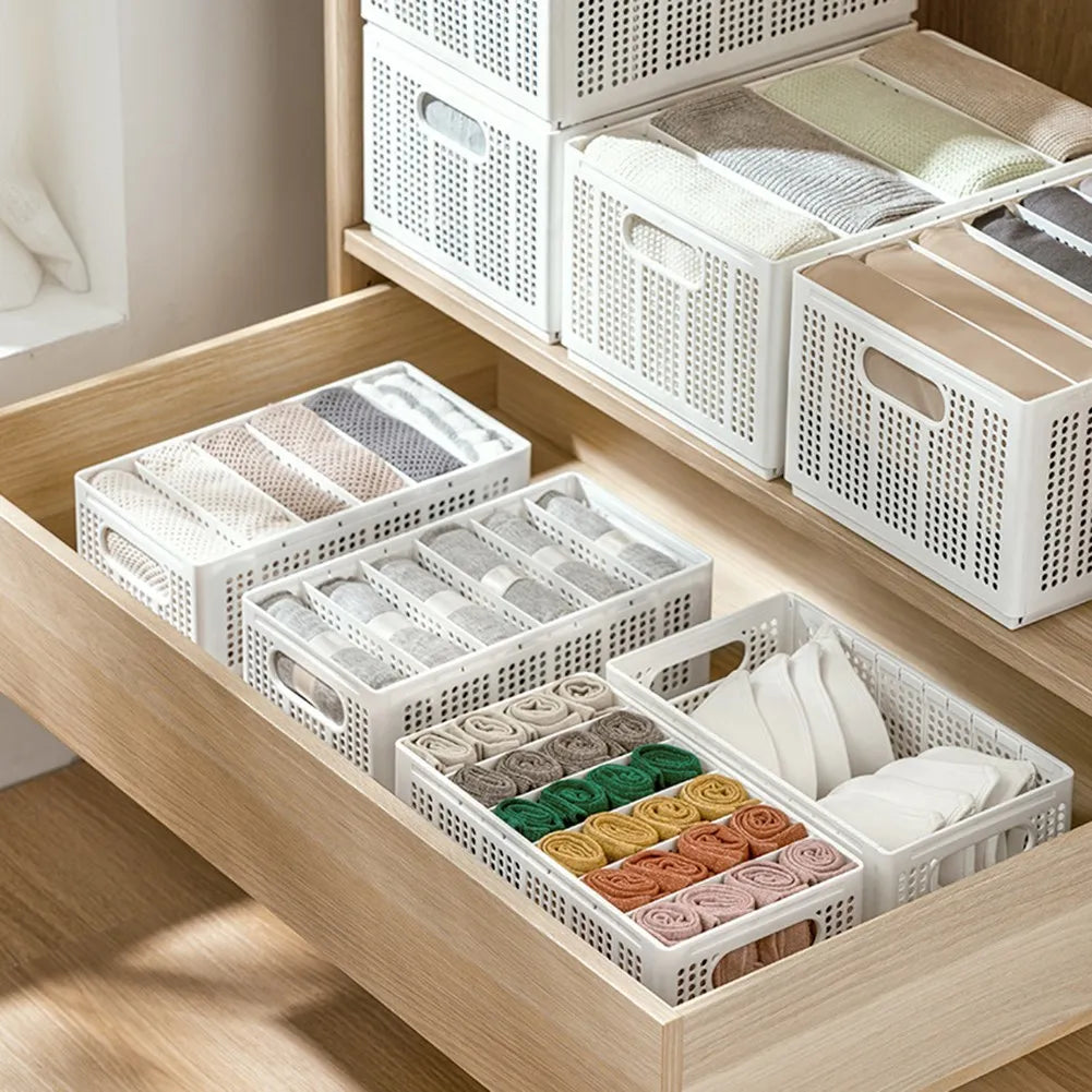Foldable Wardrobe Clothes Storage Organizer Box