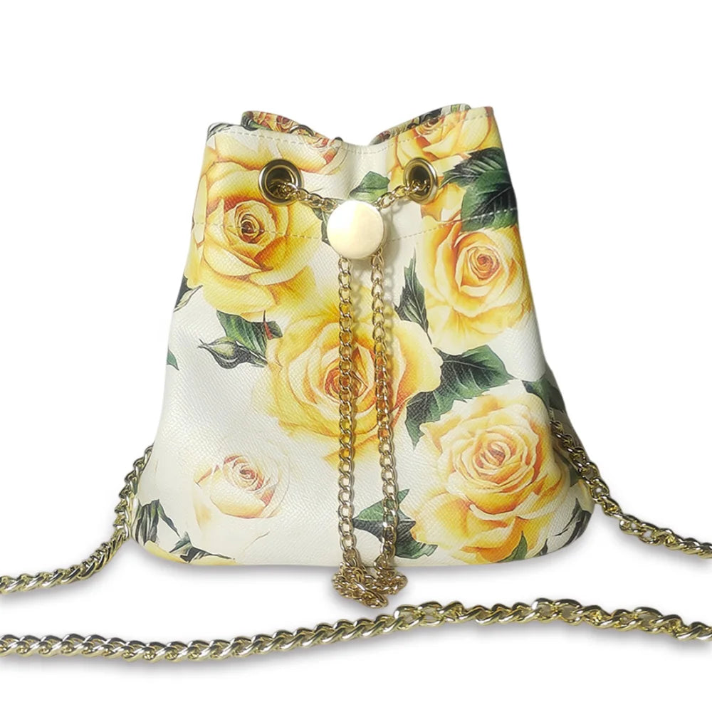 Women’s Bucket Crossbody Bag – Large Capacity Chain Shoulder Bag