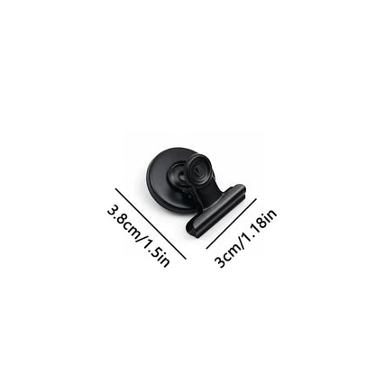 Heavy-Duty Stainless Steel Magnetic Memo Clips for Home & Office