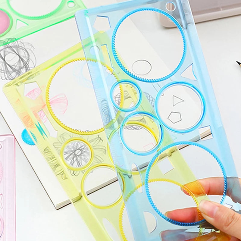 Creative Painting Multifunctional Geometry Ruler