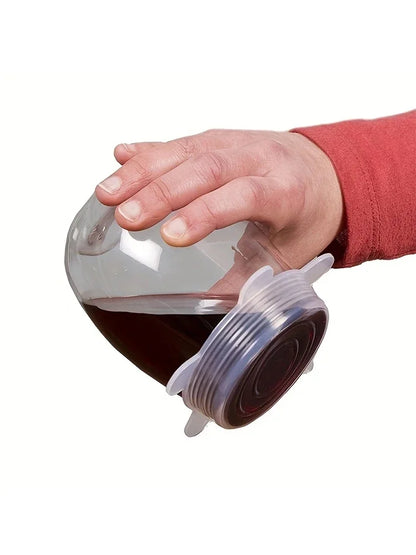 Reusable Silicone Stretch Lid Set