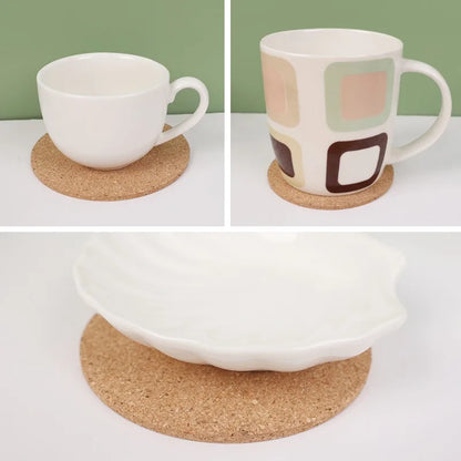 Natural Cork Drink Coasters