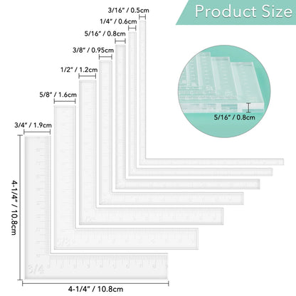 Card Layer Positioning Corner Tool Set