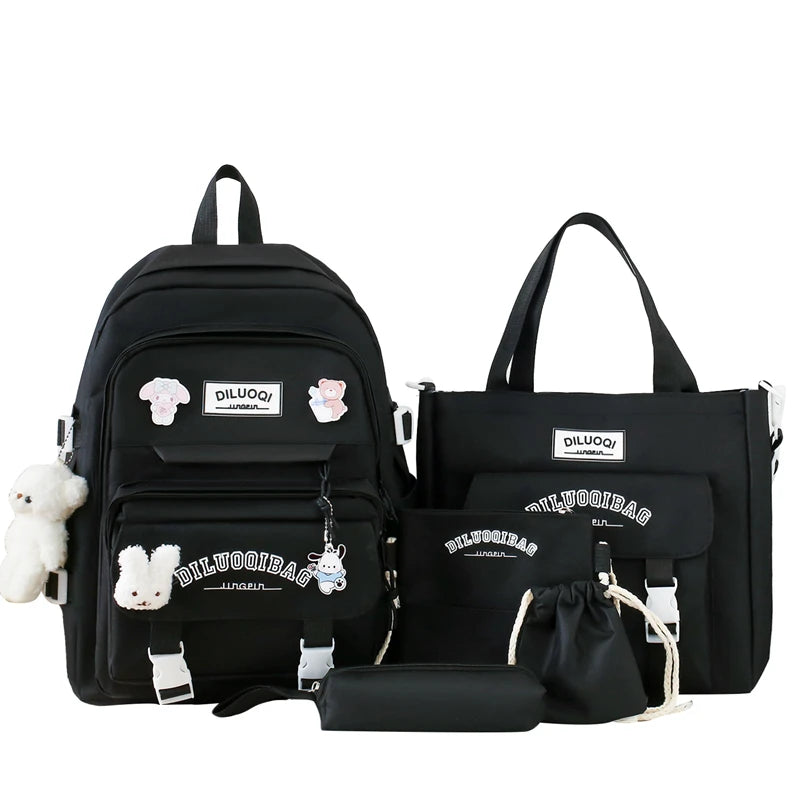 High Capacity Student Backpack Set