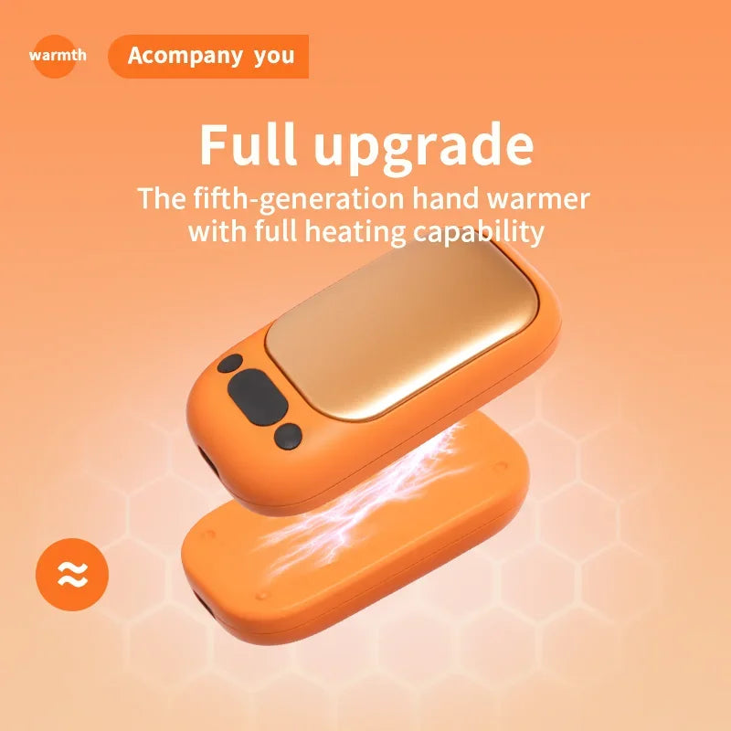 Rechargeable Magnetic Hand Warmer with LCD Display