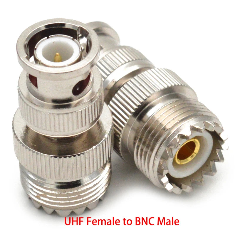 BNC to UHF RF Coaxial Adapter