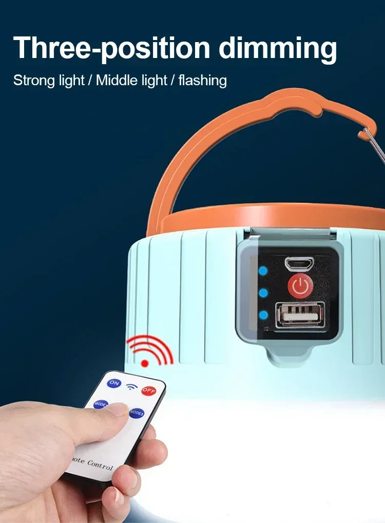 Solar Rechargeable Camping Lantern
