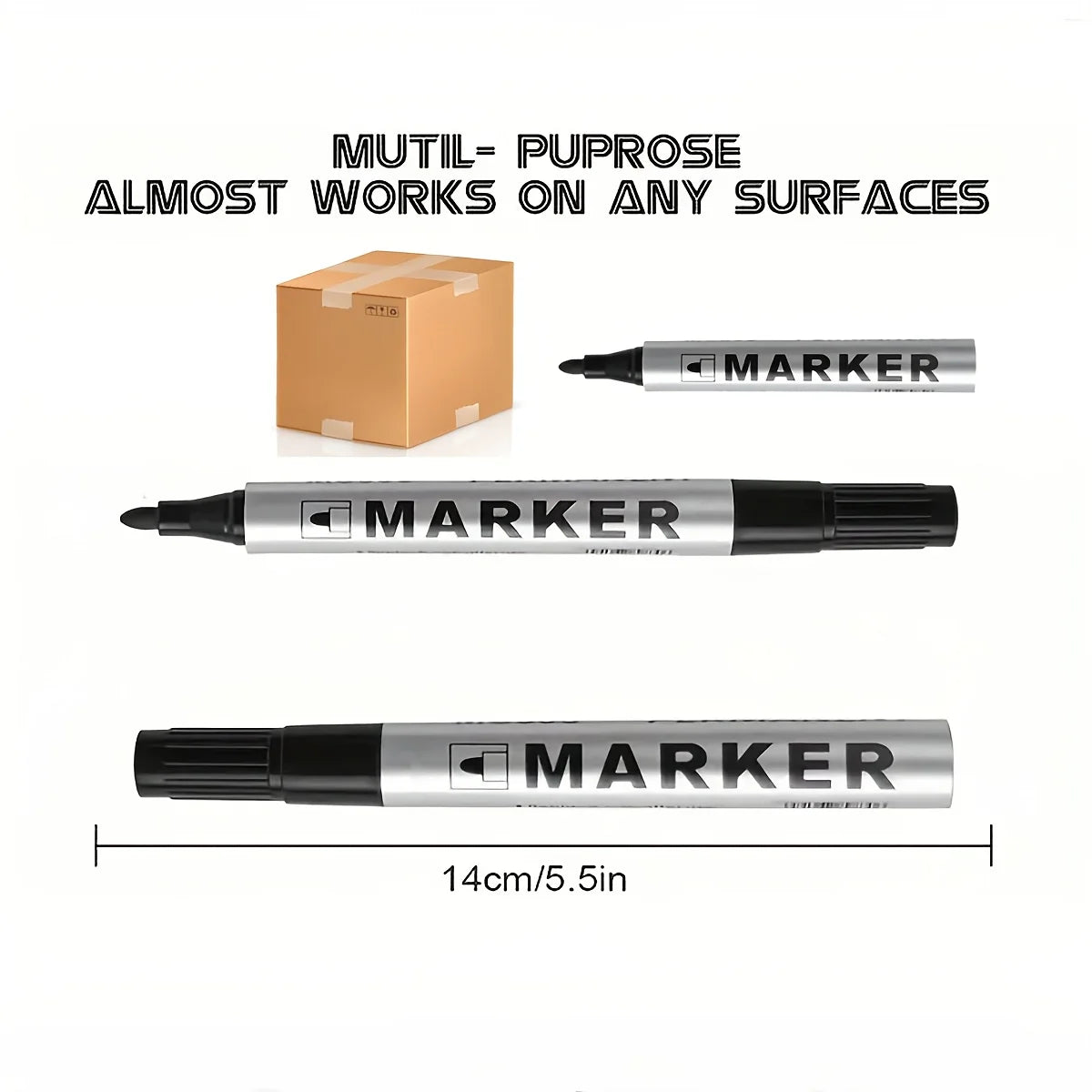 Kingspen Permanent Oil-Based Marker Set
