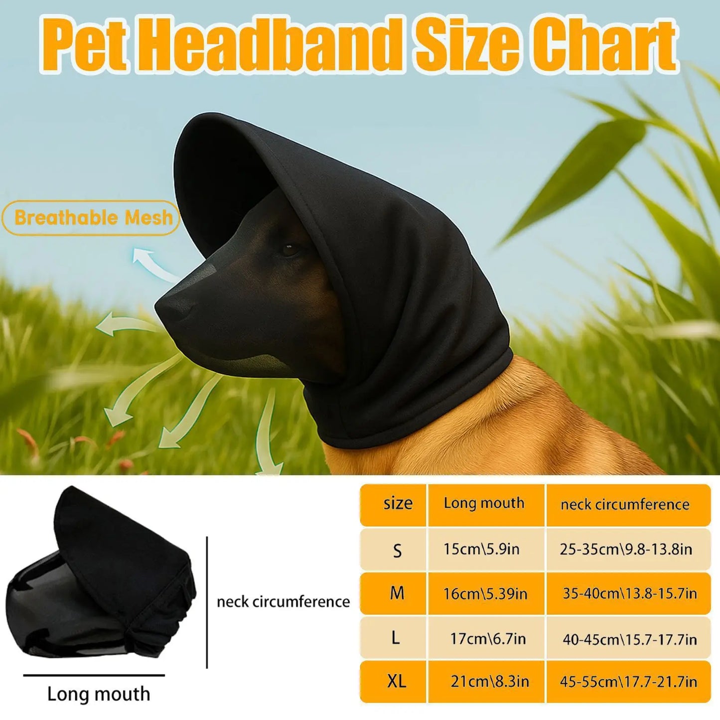Dog Protective Face Mask
