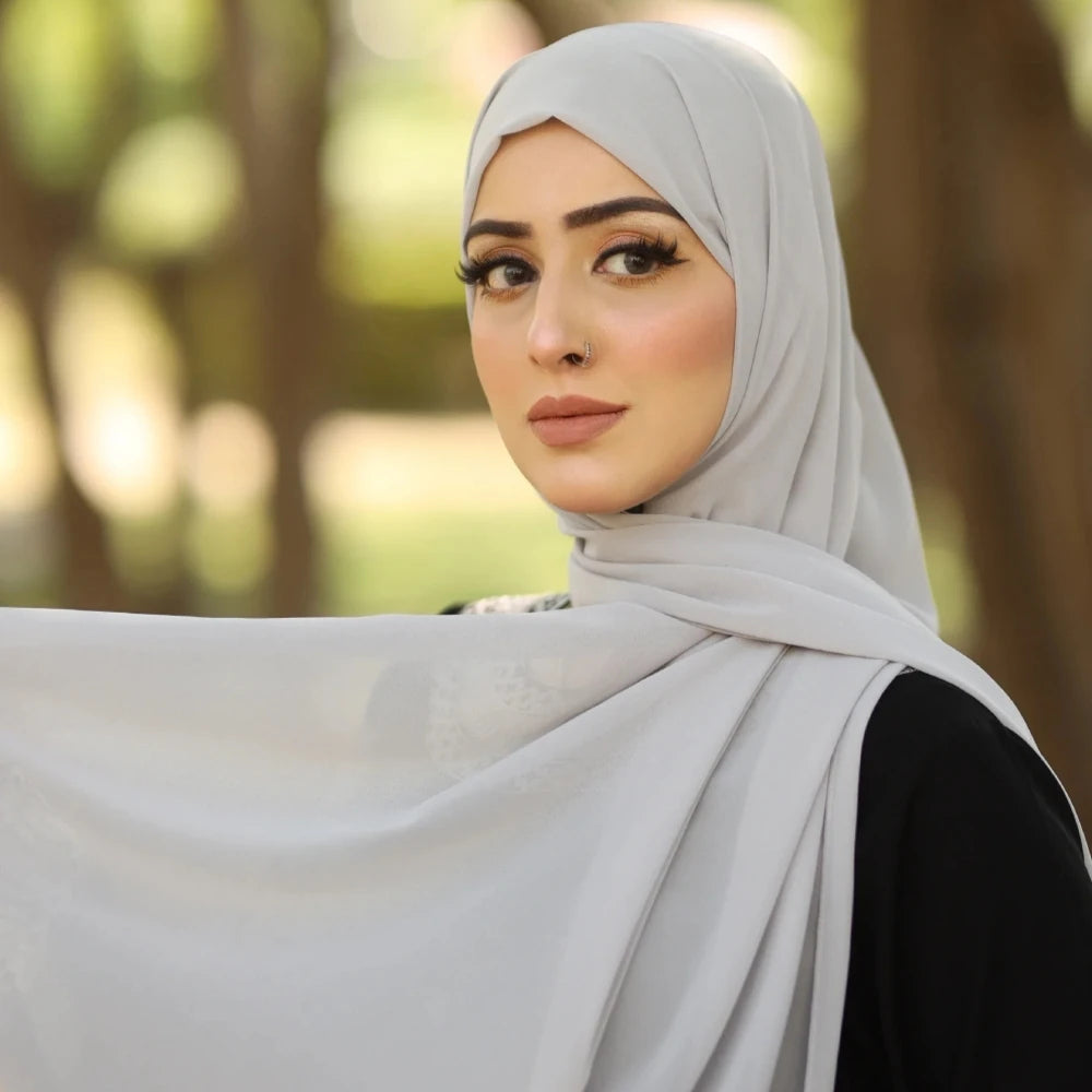 Malaysian Pearl Chiffon Hijab Scarf