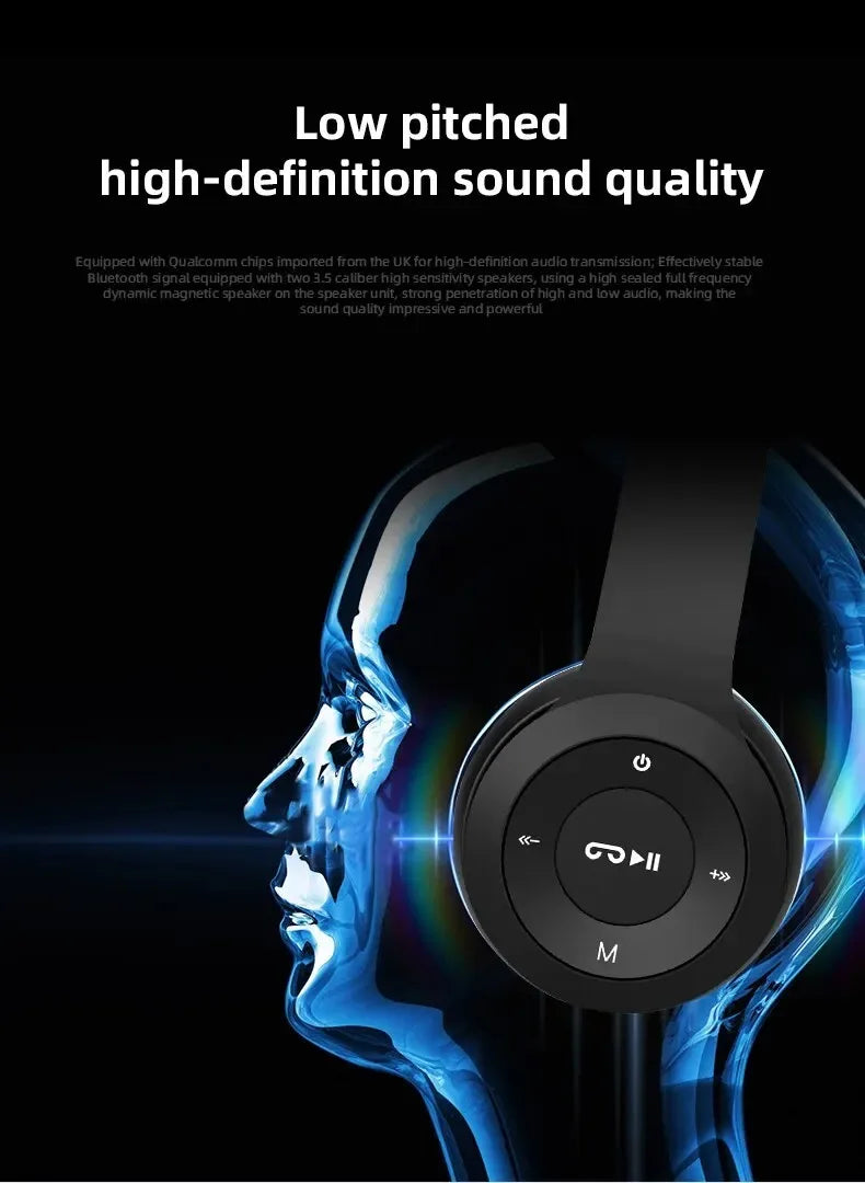 P47 Wireless Bluetooth Foldable Headphones