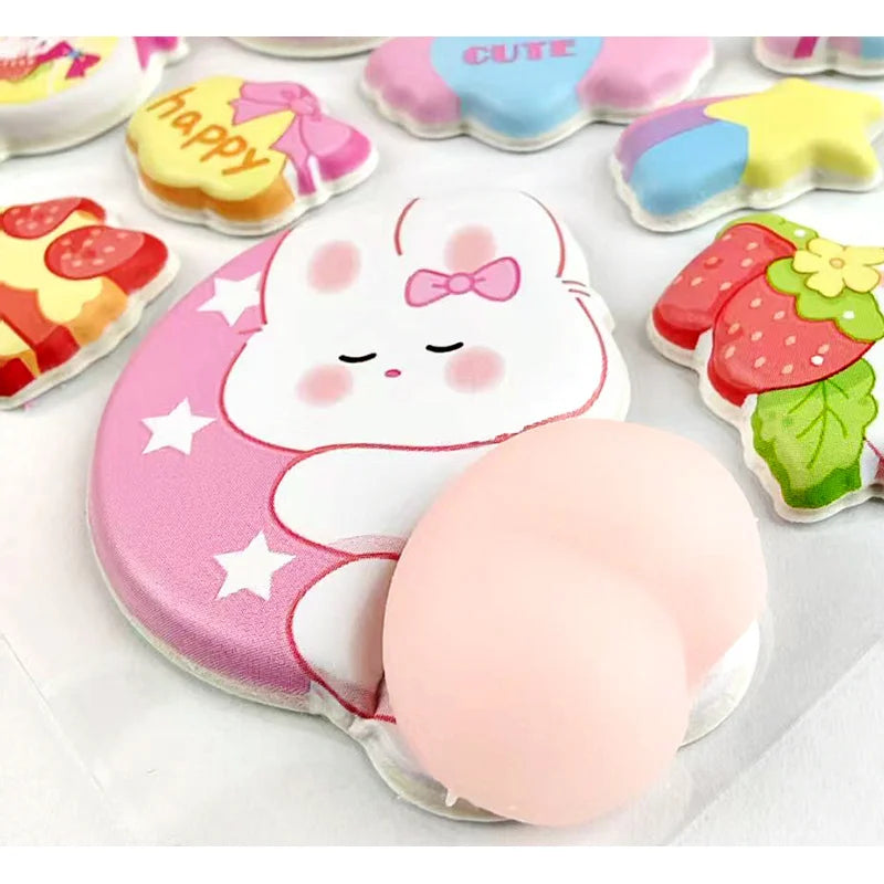 3D Puffy Cartoon Stickers
