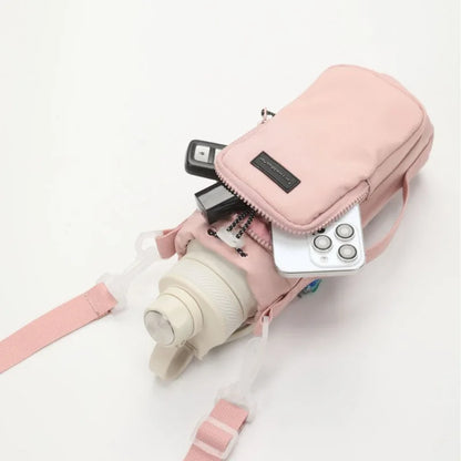 Portable Water Bottle Crossbody Carrier Bag