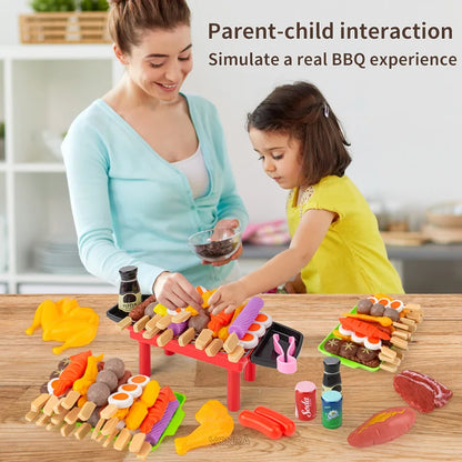 Mini Kitchen Pretend Play Toys Barbecue Set