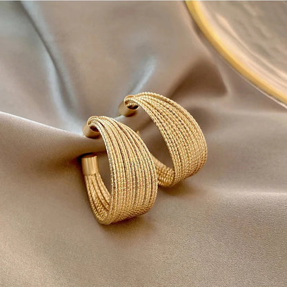 Retro Multilayer Stud Earrings for Women