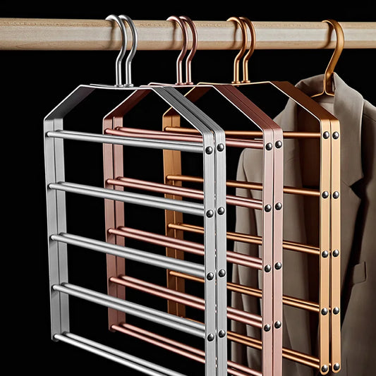 1Pc 5 in 1 Gold Pant Hanger