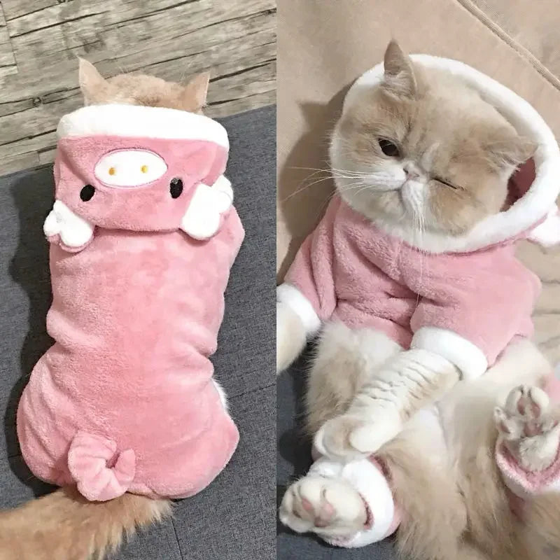 Warm Fleece Pet Hoodie