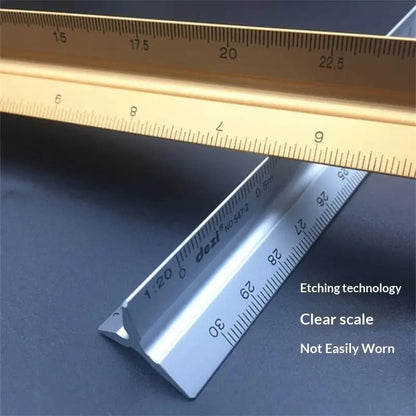 30cm Triangular Scale Ruler for Architects & Engineers