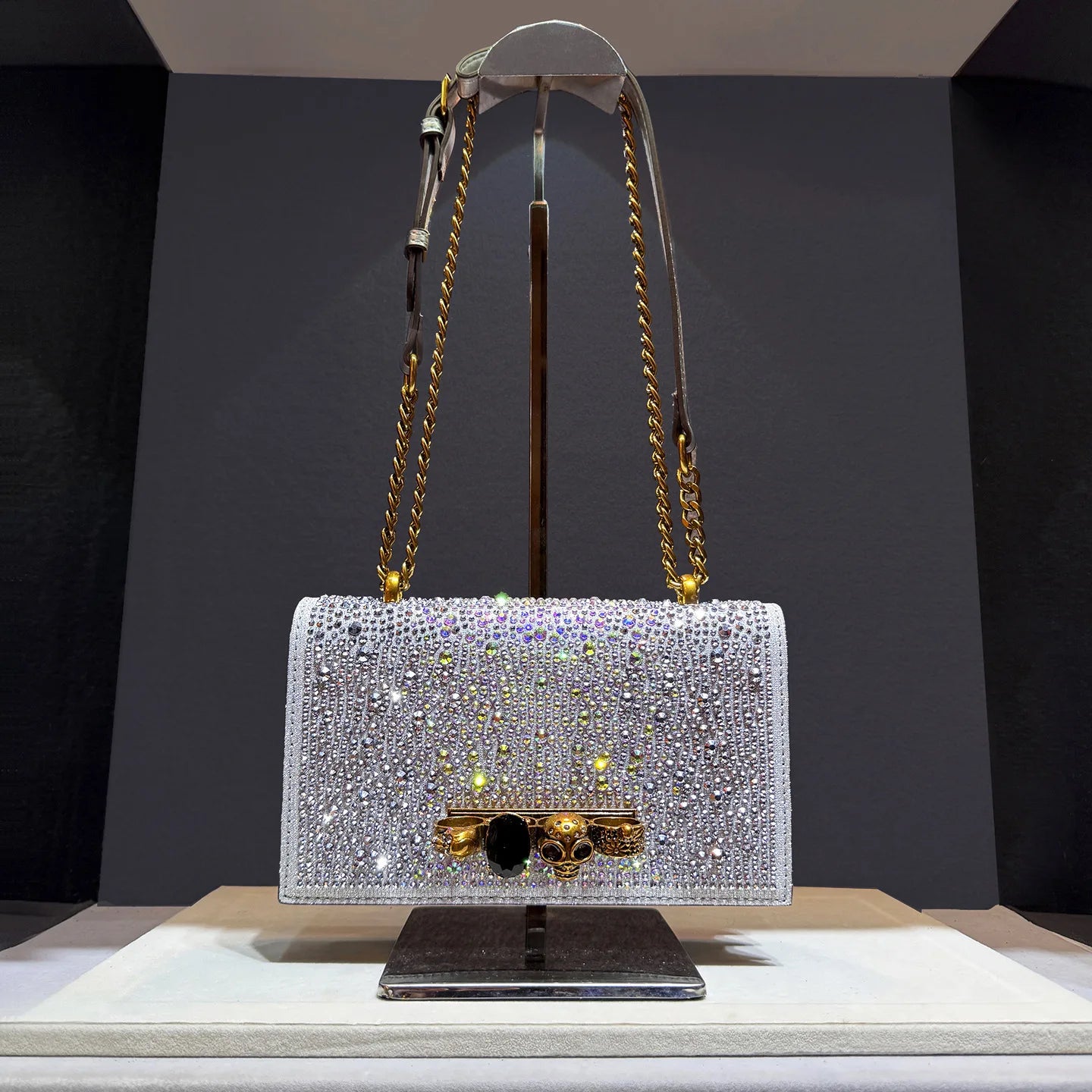 Glitter Evening Crossbody Bag
