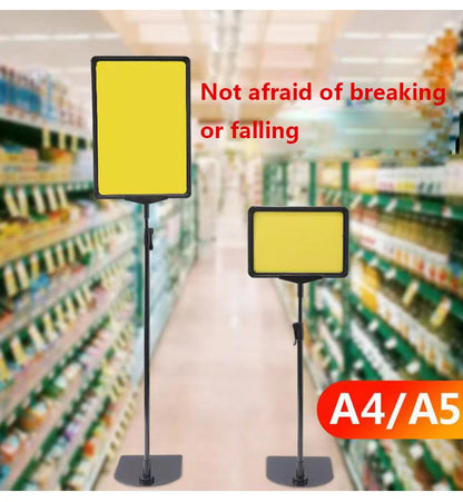 Adjustable Retail Price Display Stand