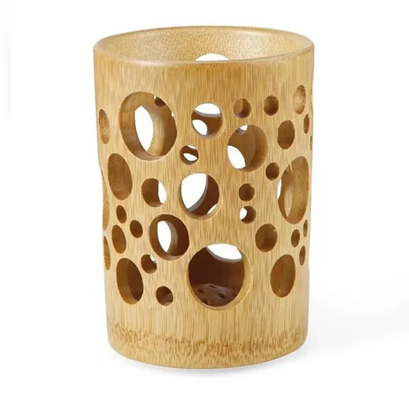 Bamboo Toothbrush Holder Cup