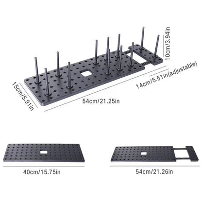 Adjustable Drawer Dish Drying Rack