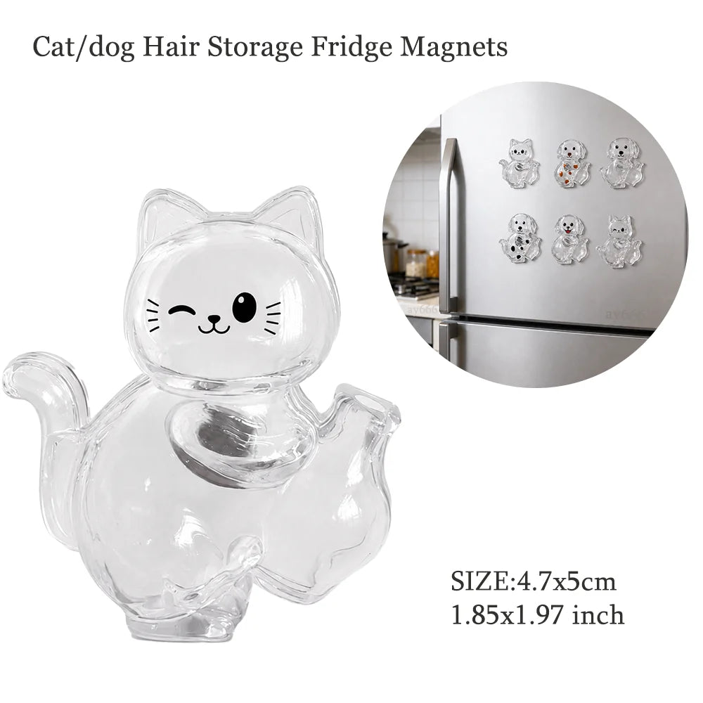Pet Hair Memorial Keepsake Keychain