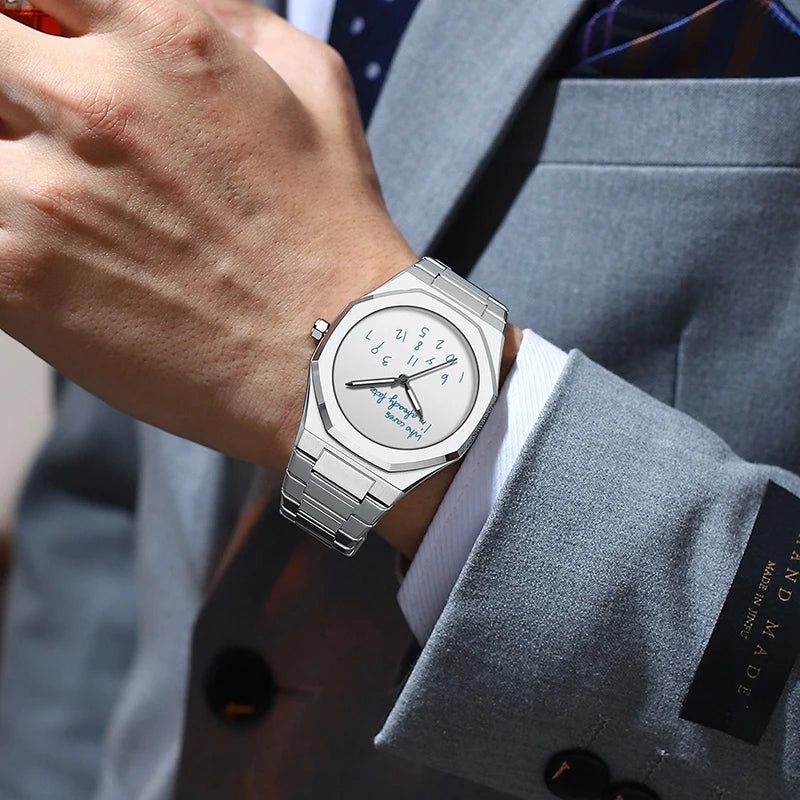 Luxury Men's Quartz Business Casual Steel Watch
