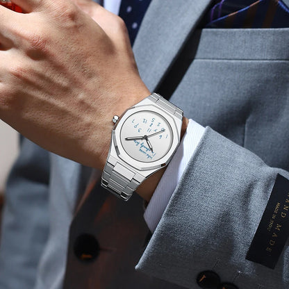 Luxury Men's Quartz Business Casual Steel Watch