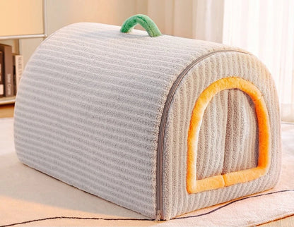 Enclosed Winter Warm Pet Bed House