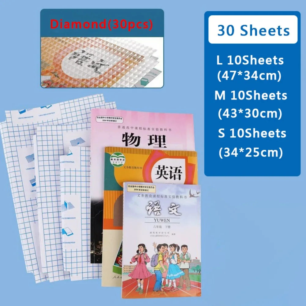 Transparent Waterproof Self-Adhesive Book Covers