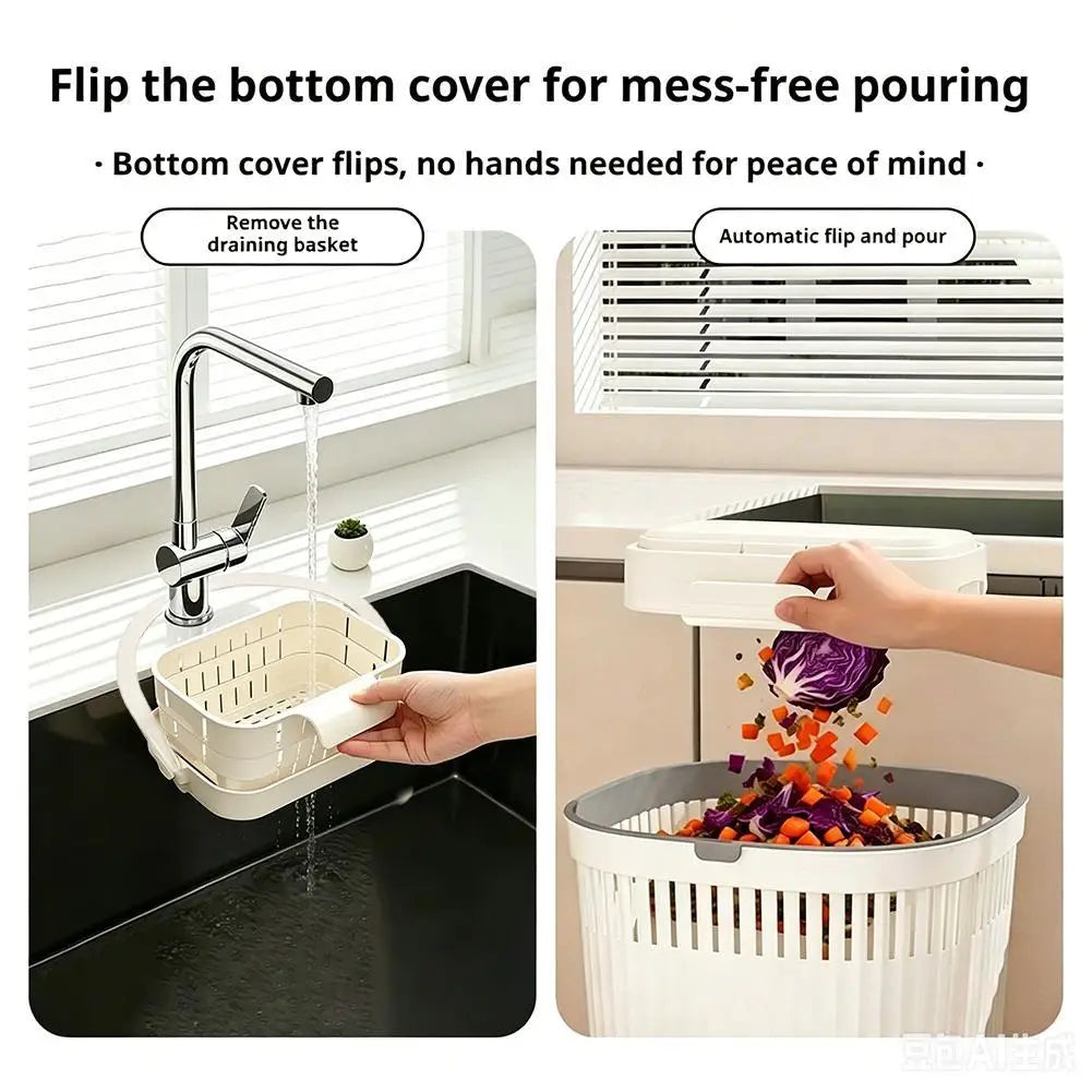 Foldable Sink Drain Basket Organizer