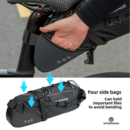 Waterproof Bicycle Saddle Bag 15L