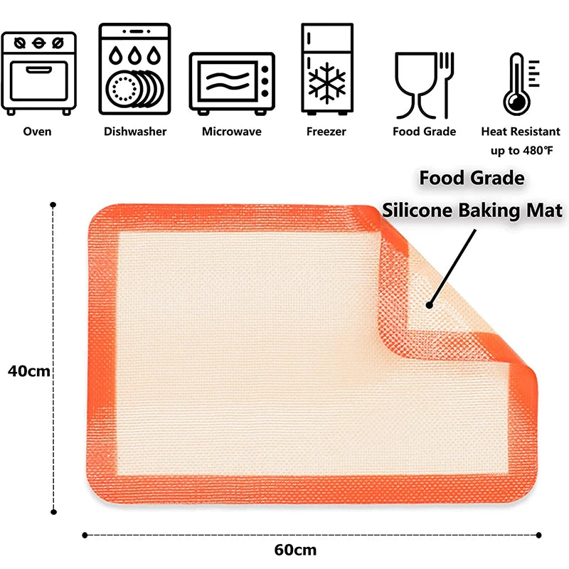 Food-Grade Non-Stick Silicone Pastry & Baking Mat