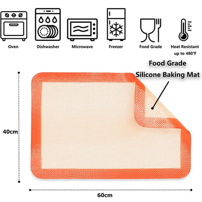 Food-Grade Non-Stick Silicone Pastry & Baking Mat