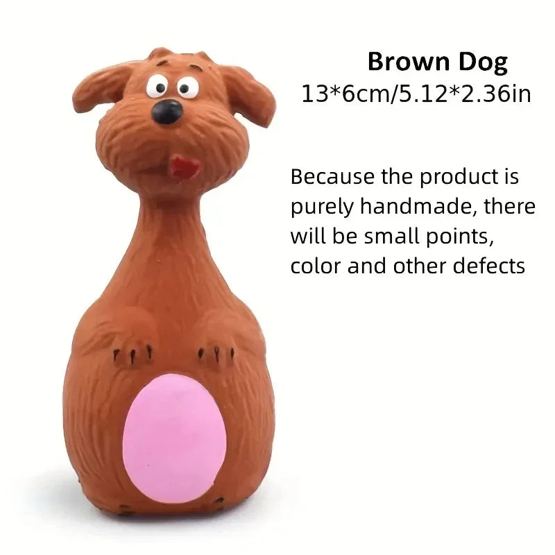 Soft Rubber Squeaky Dog Toy