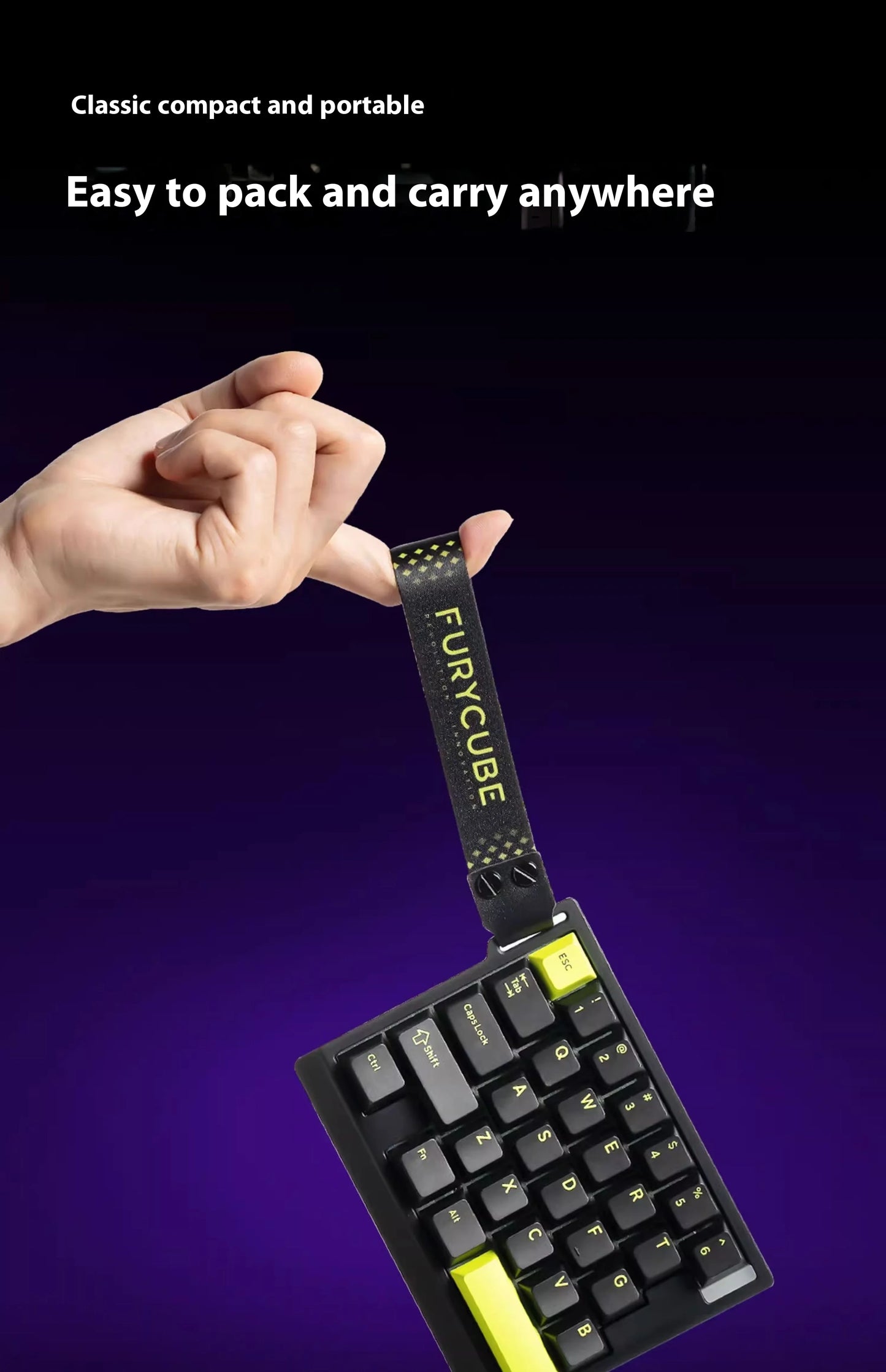 Magnetic Switch Single-Handed Mechanical Gaming Keyboard