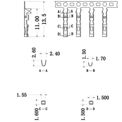 Dupont 2.54mm Jumper Wire Connector Pins