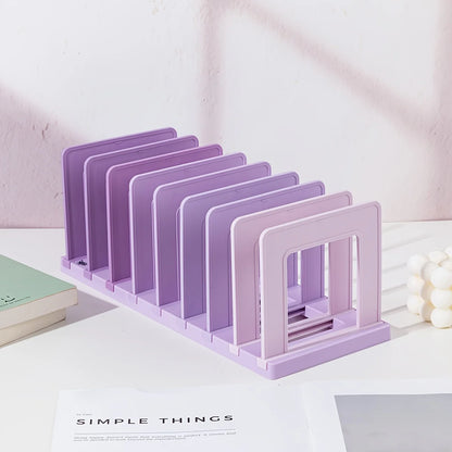 Desktop Book Stand Organizer – PP Material Document Holder