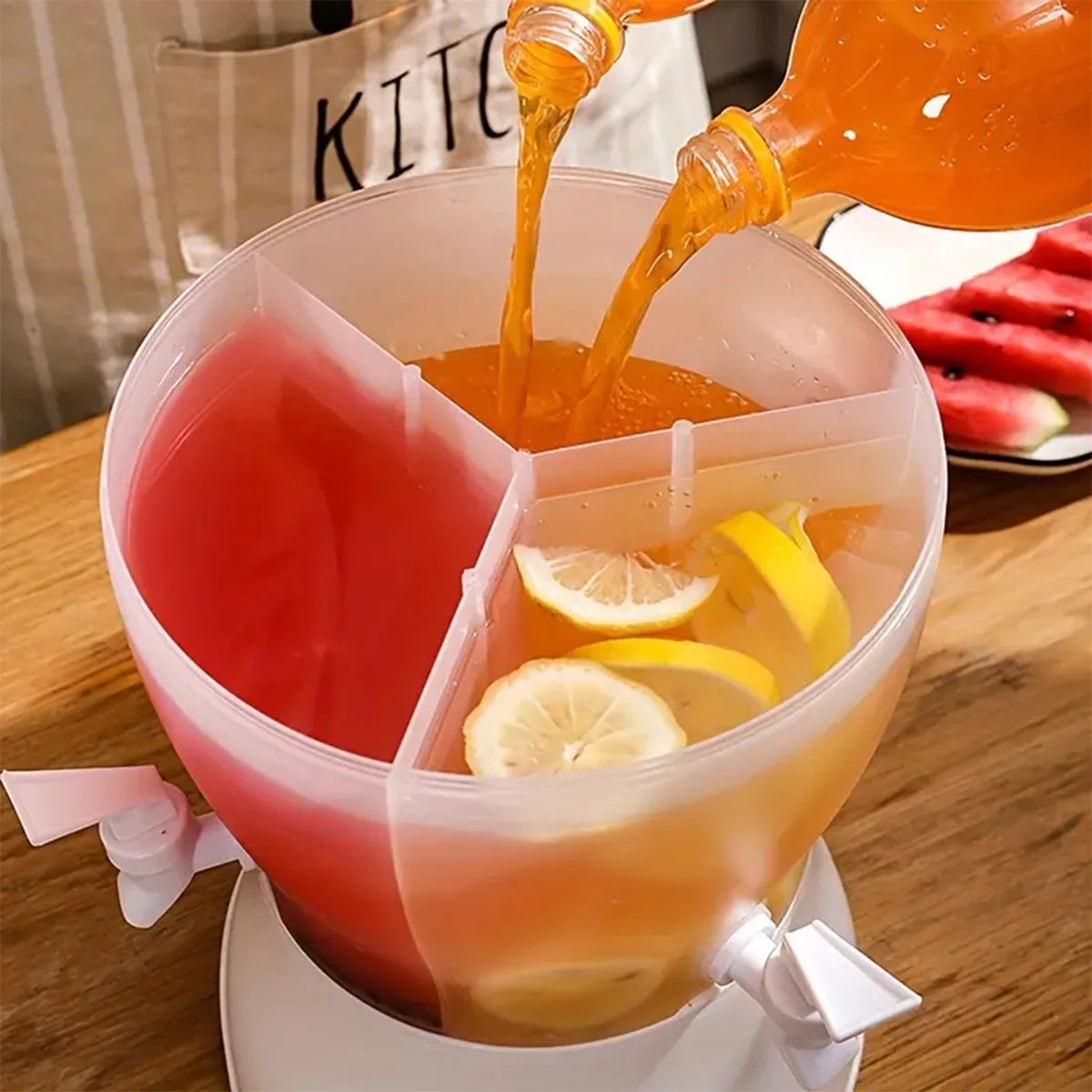 Rotating Cold Water Dispenser with Divider