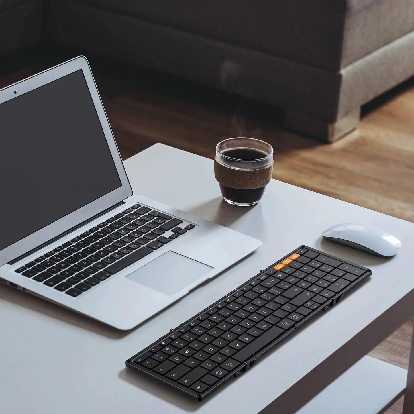 Foldable Bluetooth Keyboard with Numeric Keypad
