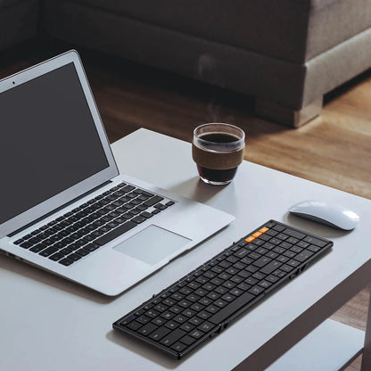 Foldable Bluetooth Keyboard with Numeric Keypad
