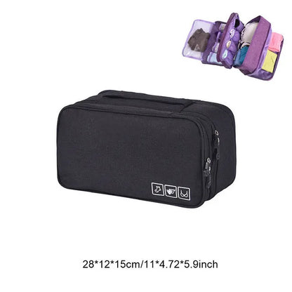 Travel Underwear & Clothing Storage Organizer Bag
