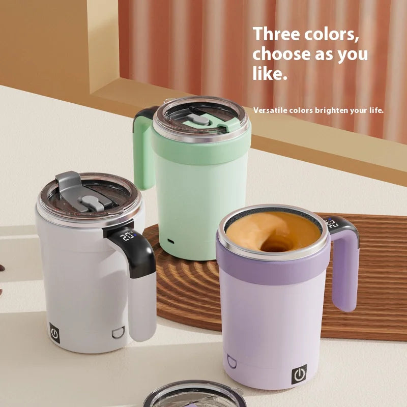 Smart Self-Stirring Temperature Mug