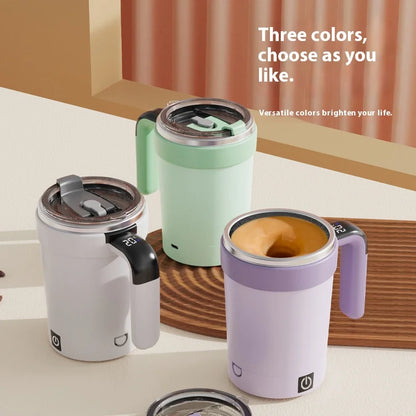 Smart Self-Stirring Temperature Mug