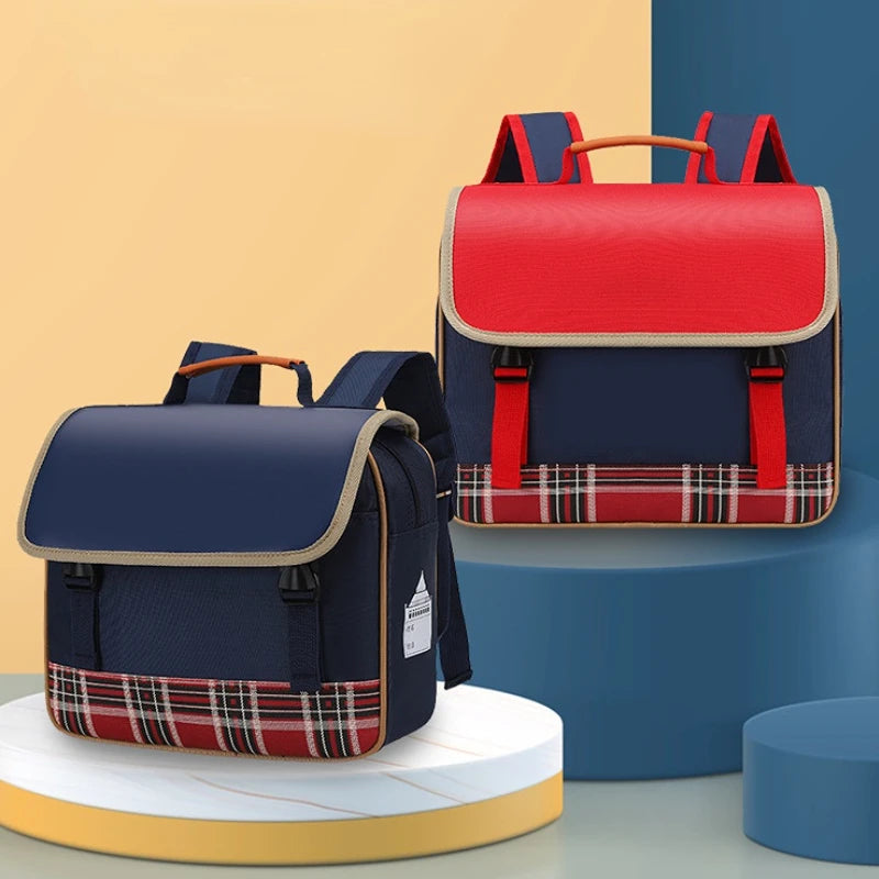 British Style Oxford Kids School Backpack