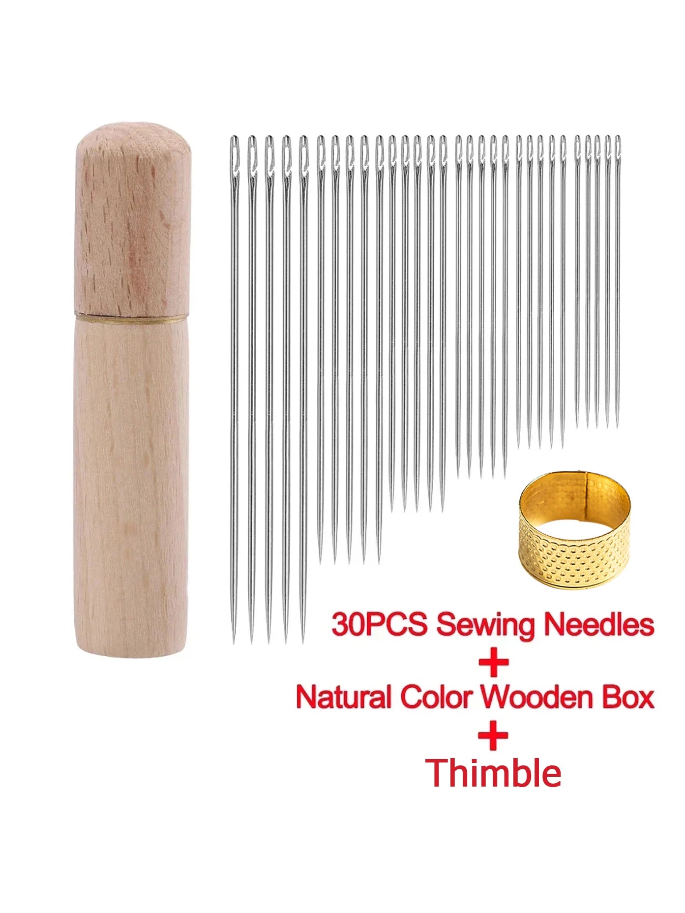 Self-Threading Sewing Needle Set